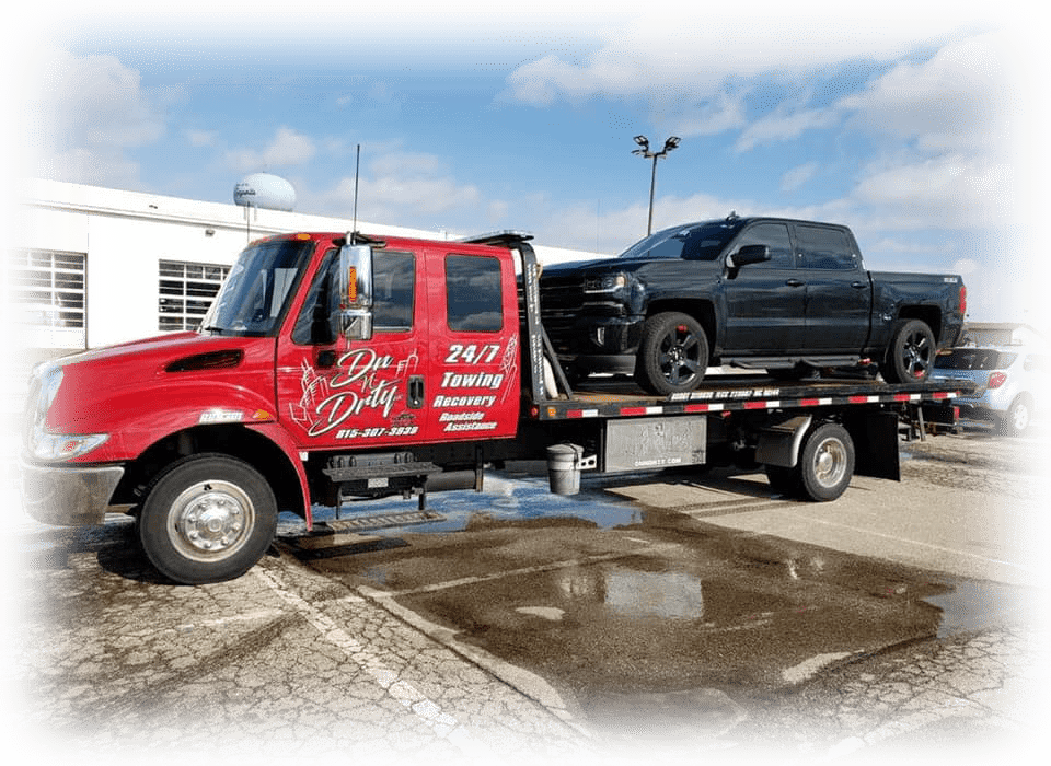 Flatbed Towing Service by DnNDrty Inc